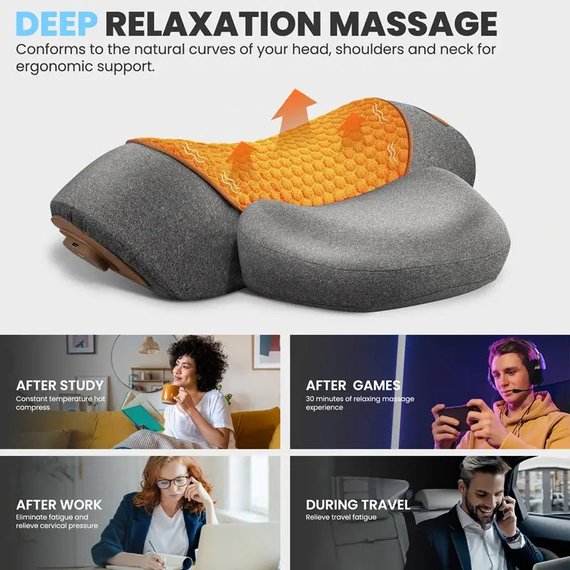 Fenbas™ 3-IN-1 Neck Massage Pillow